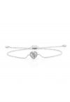 Pendentif Coeur Bracelet Moissanite Diamant