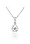 Collier en diamant Moissanite en forme de goutte