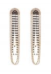 Boucles d'Oreilles Or Perles et Diamants