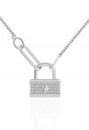 Collier diamant Moissanite Star Lock