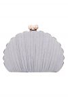 Pochette Ritzy Seashell Pearl en argent