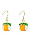 Jolies boucles d'oreilles crochet citrouille