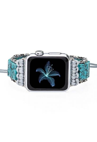 Bracelet de montre en pierre turquoise Simplicity