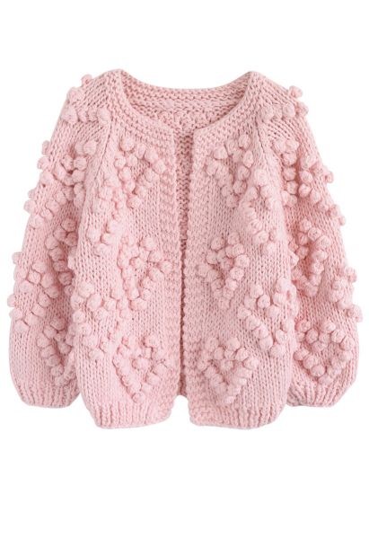 Tricotez votre Amour Cardigan rose