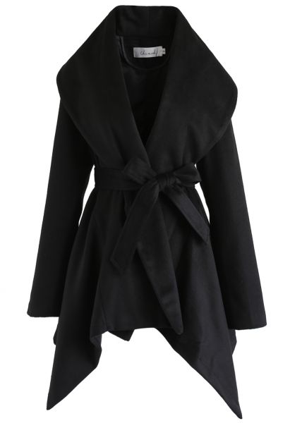 Prairie Rabato Manteau noir