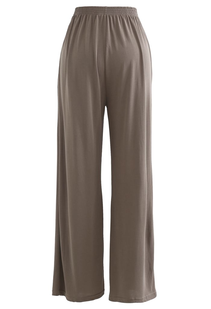 Pantalon de survêtement Normcore avec poches latérales en marron