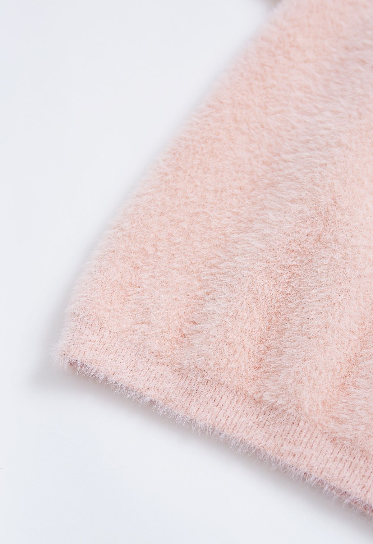 Kitty Cat Fuzzy Knit Hooded Sweater en rose pour enfants