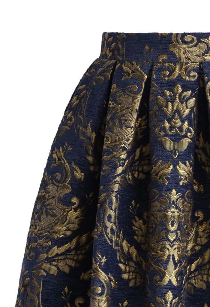 Baroque style Robe Mi-longue