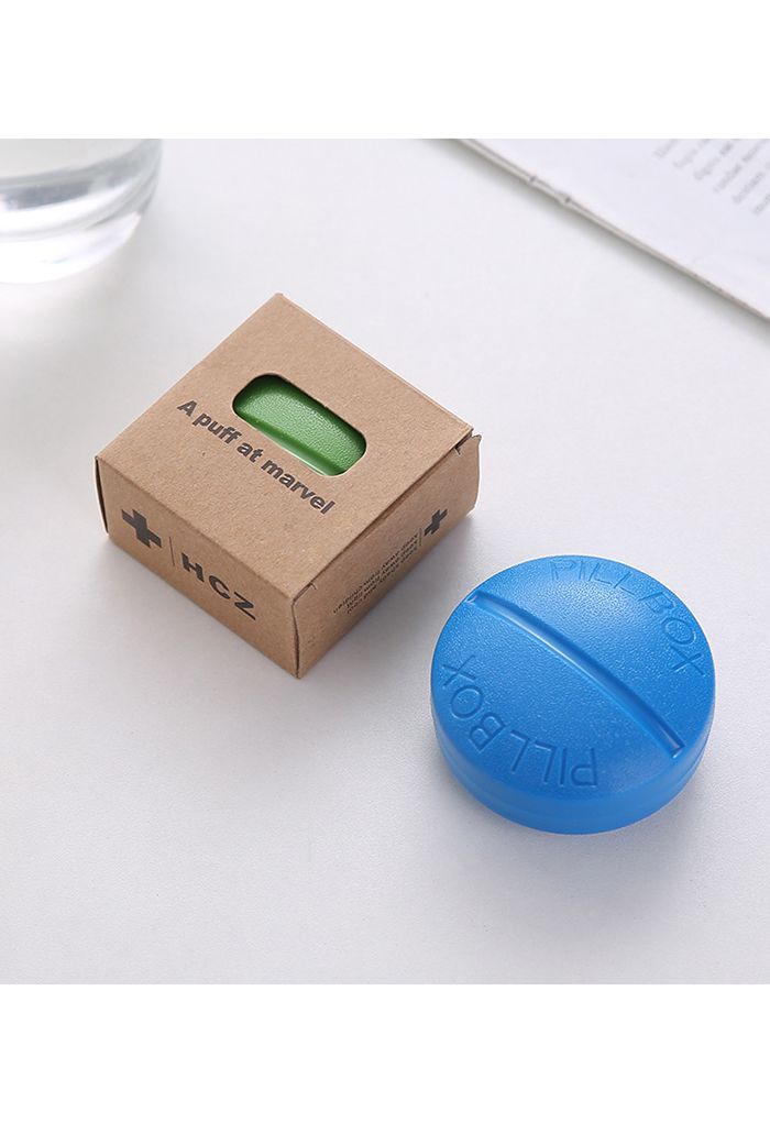 Boîte à médicaments portable en forme de pilule