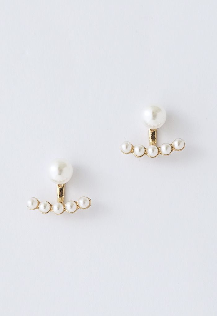 Boucles d'oreilles à garniture de perles distinctives
