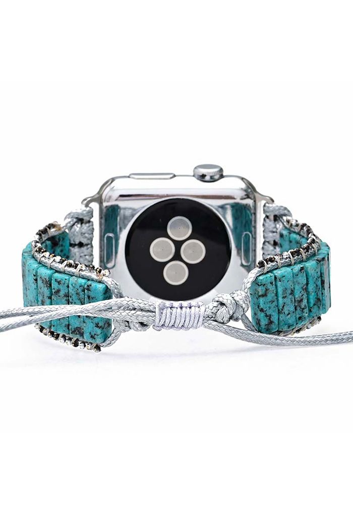 Bracelet de montre en pierre turquoise Simplicity