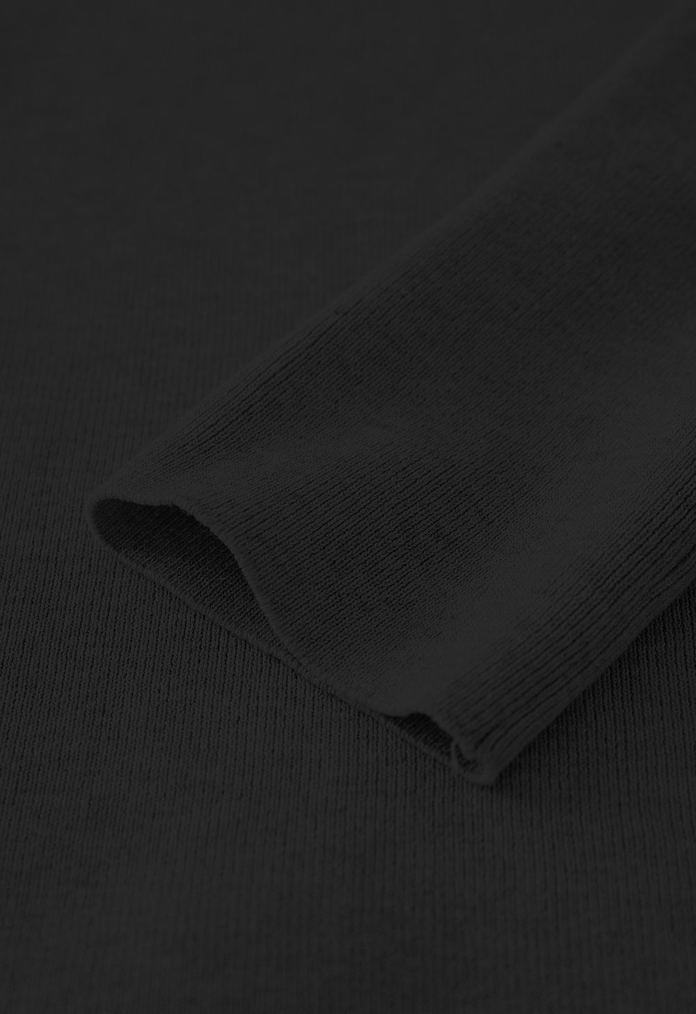 Cardigan en tricot à taille nouée à revers larges en noir