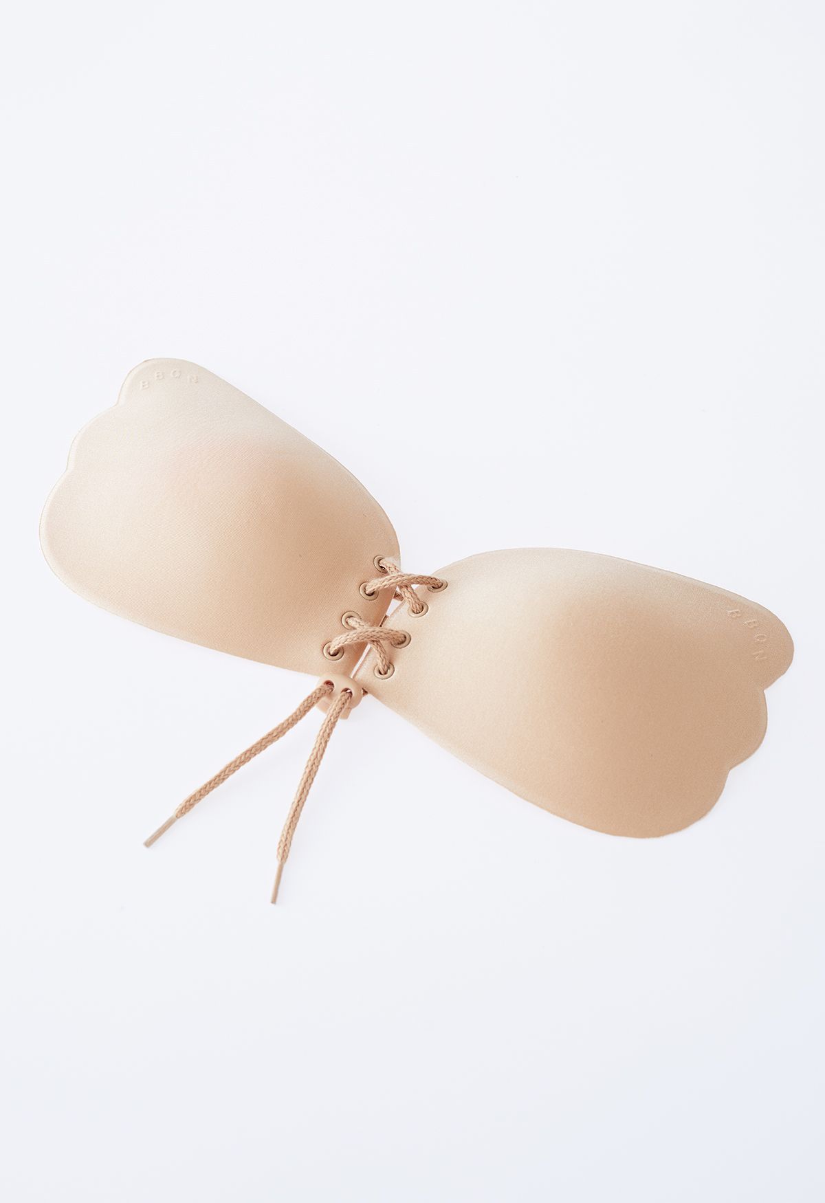 Soutien-gorge push-up collant nude avec cordon de serrage