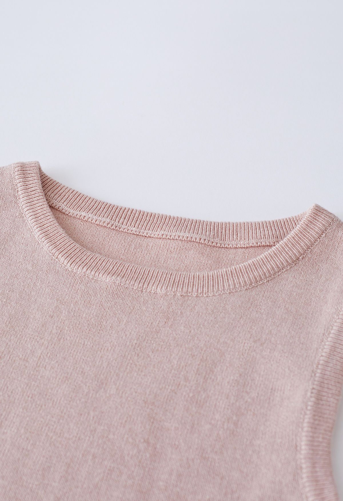 Débardeur Lithesome Comfort en tricot rose