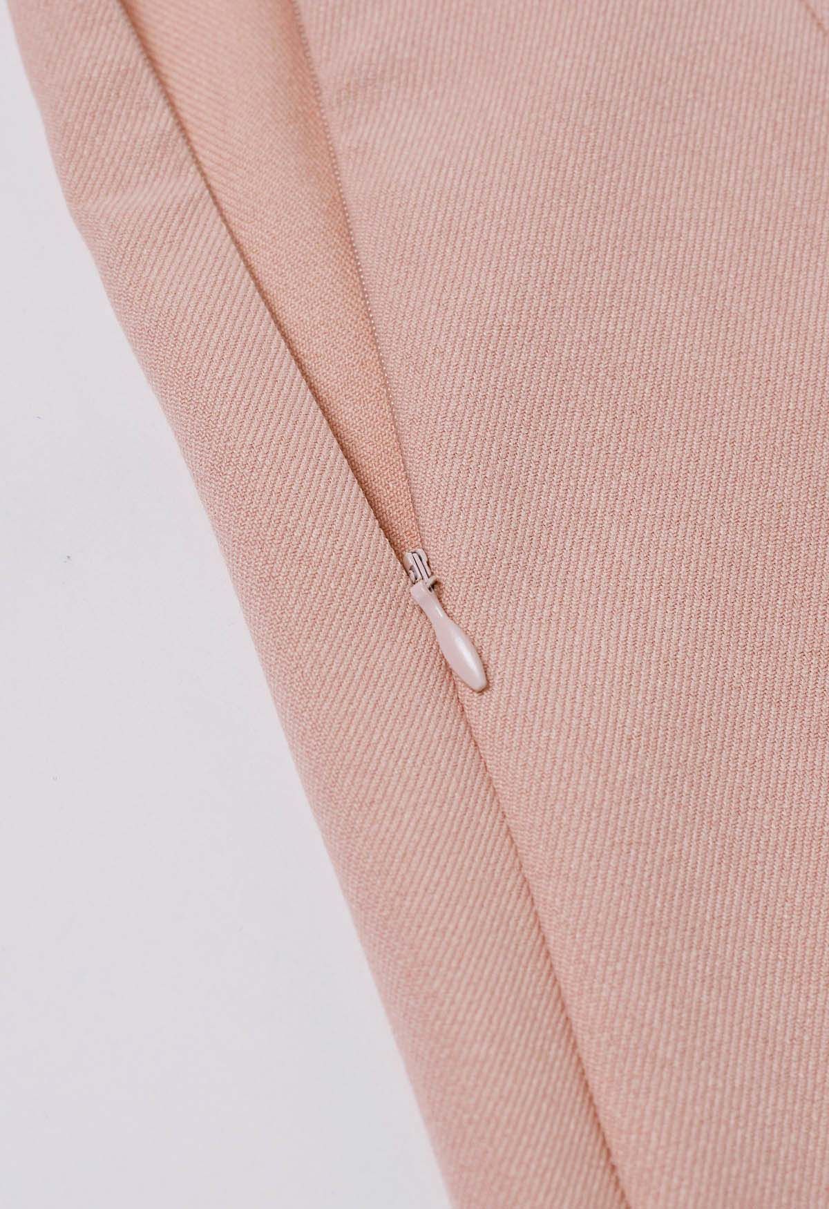 Mini-jupes plissées gracieuses en rose