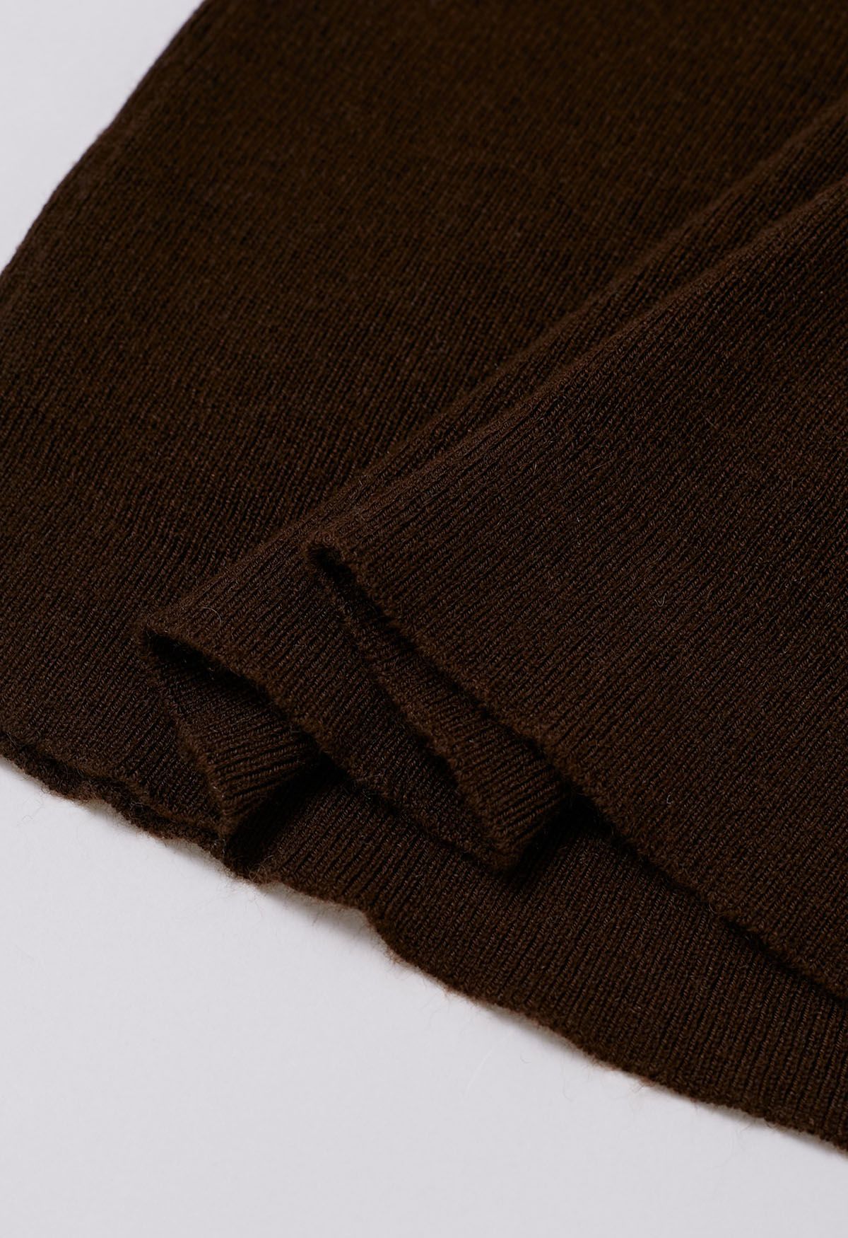 Débardeur en tricot Chic Impression en marron