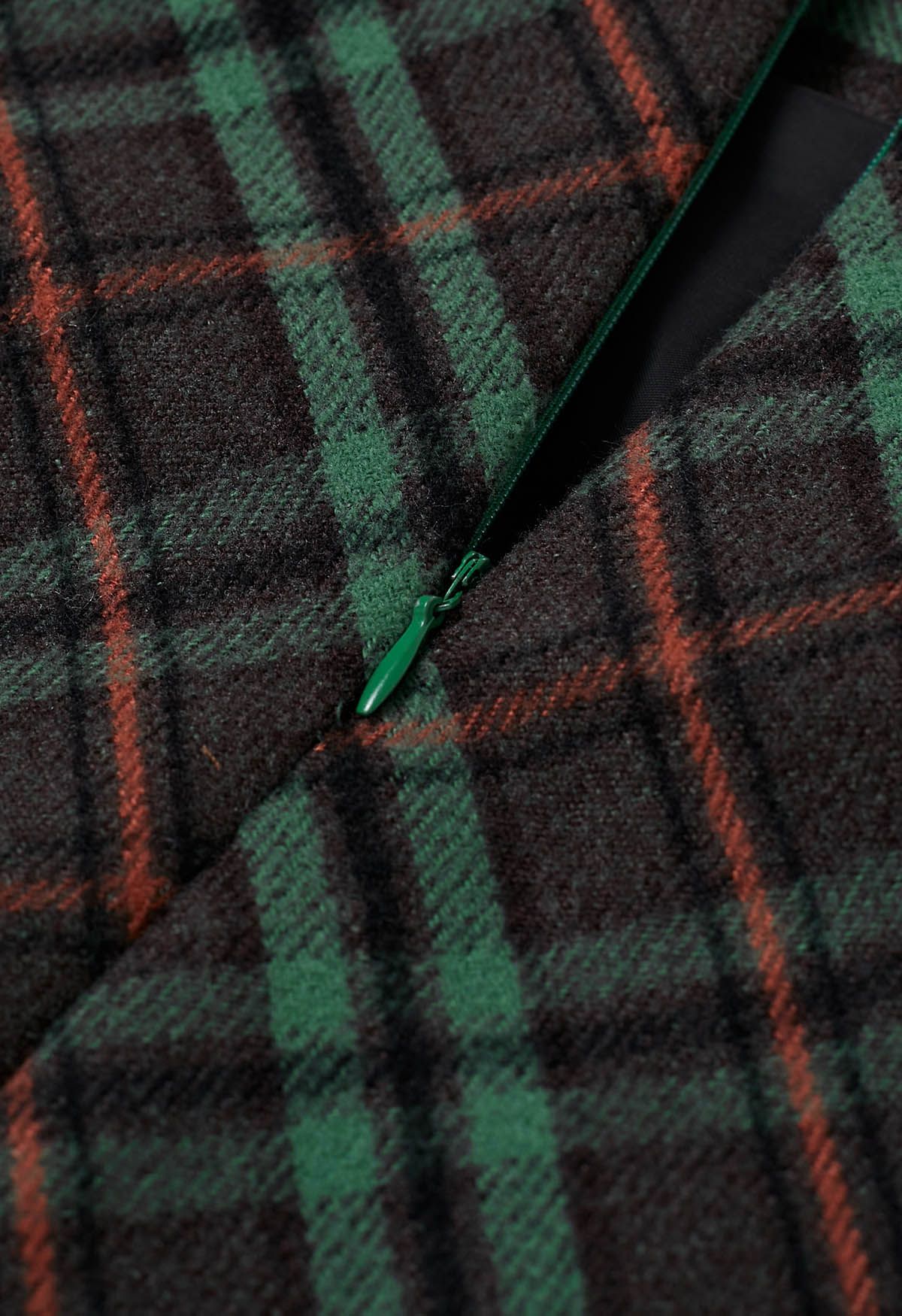 Mini jupe Bid a tartan modern a vert