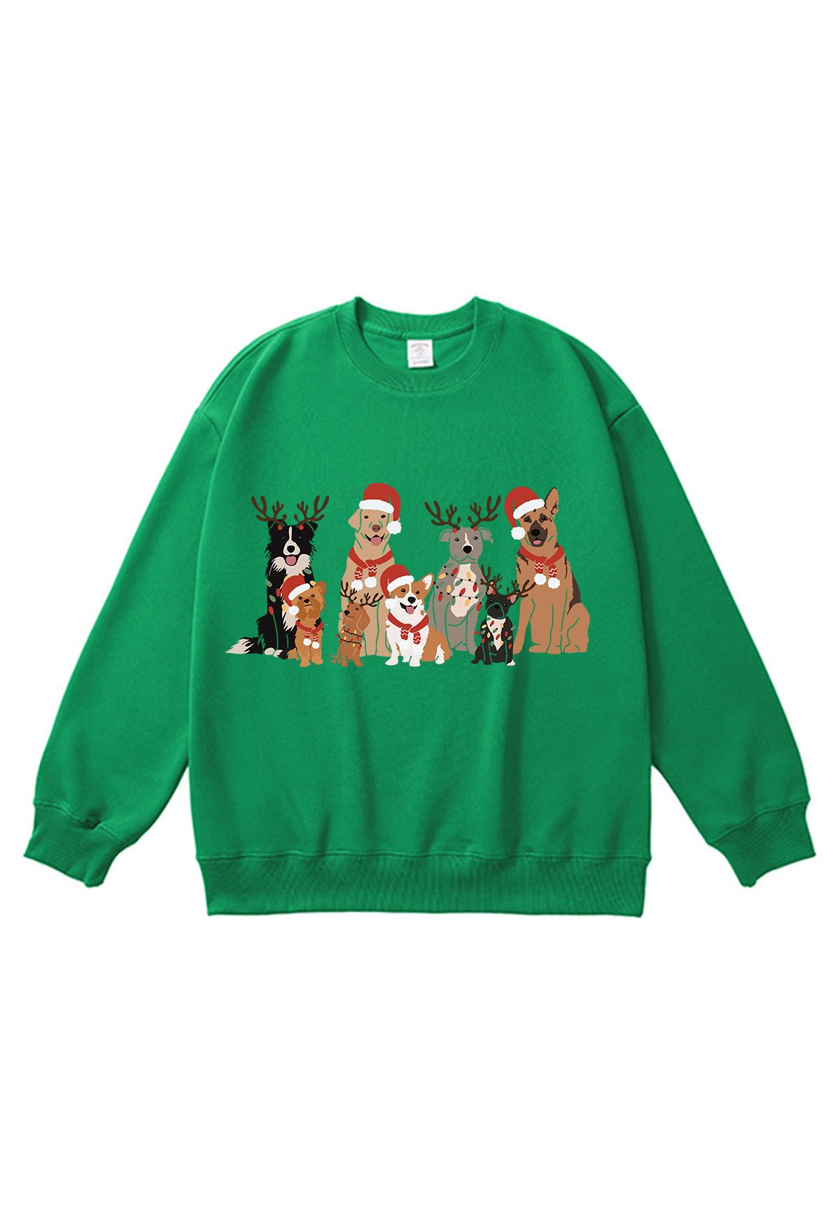 Sweat-shirt imprimé dessin animé famille d'animaux