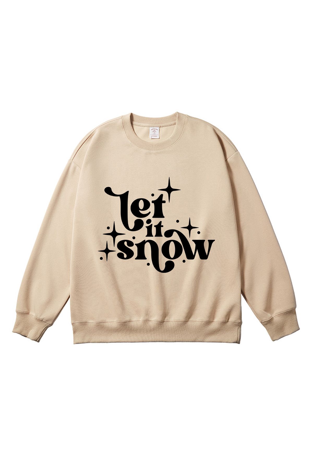 Sweat-shirt imprimé Let It Snow