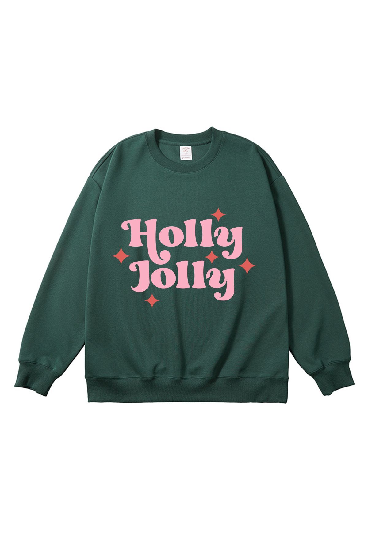 Sweat-shirt imprimé Holly Jolly