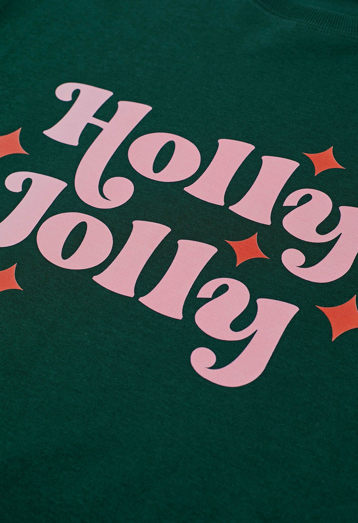 Sweat-shirt imprimé Holly Jolly