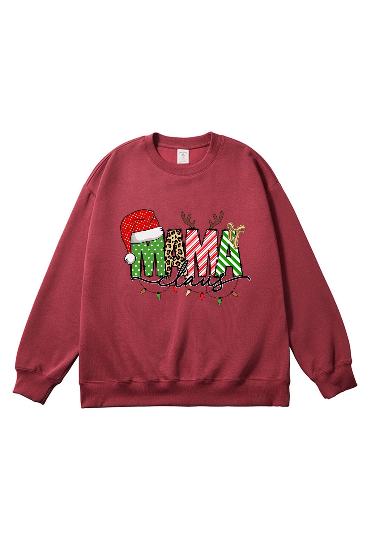 Sweat-shirt imprimé Christmas Vibe MAMA