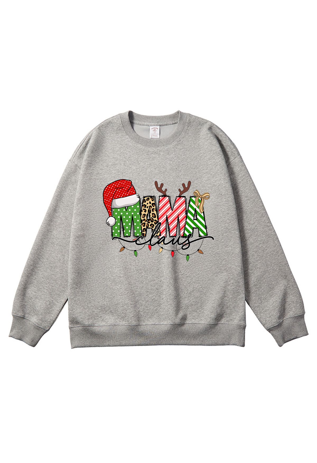 Sweat-shirt imprimé Christmas Vibe MAMA