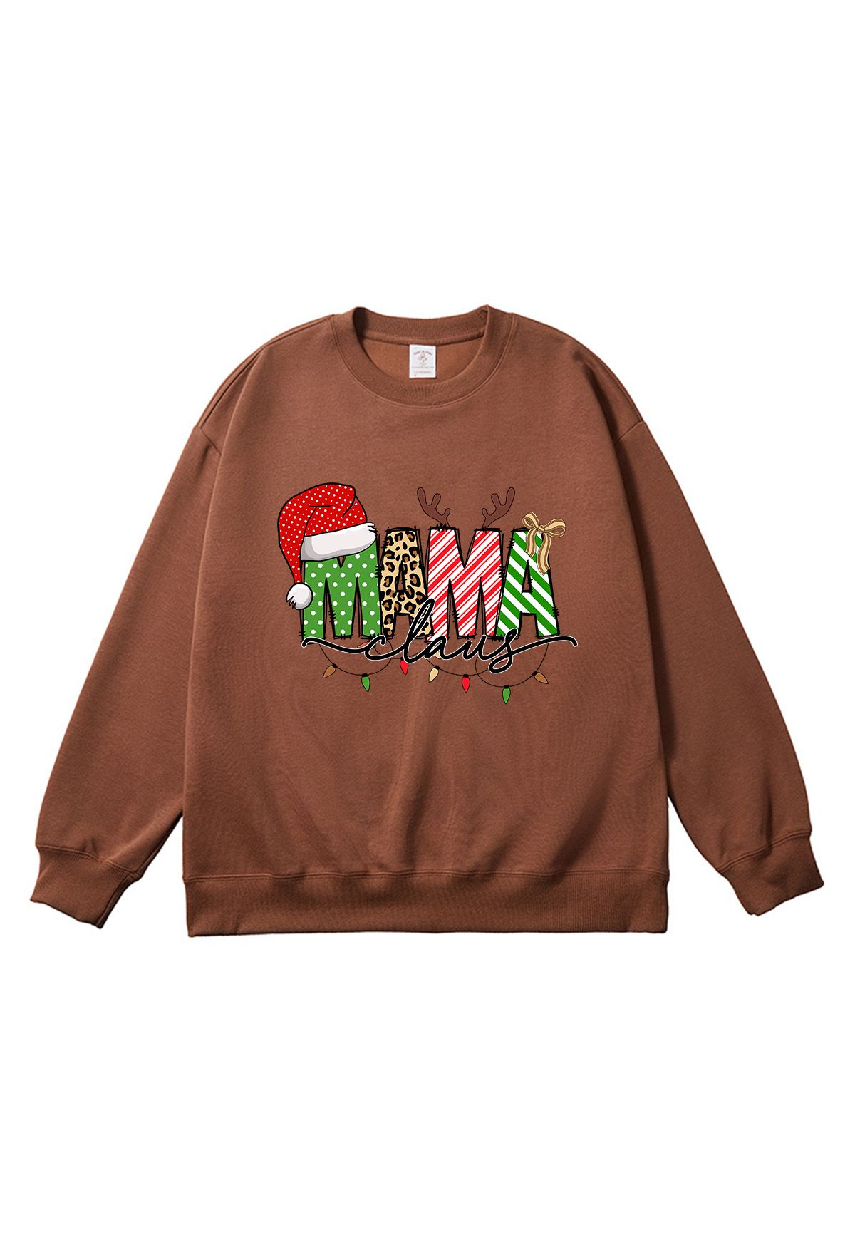 Sweat-shirt imprimé Christmas Vibe MAMA