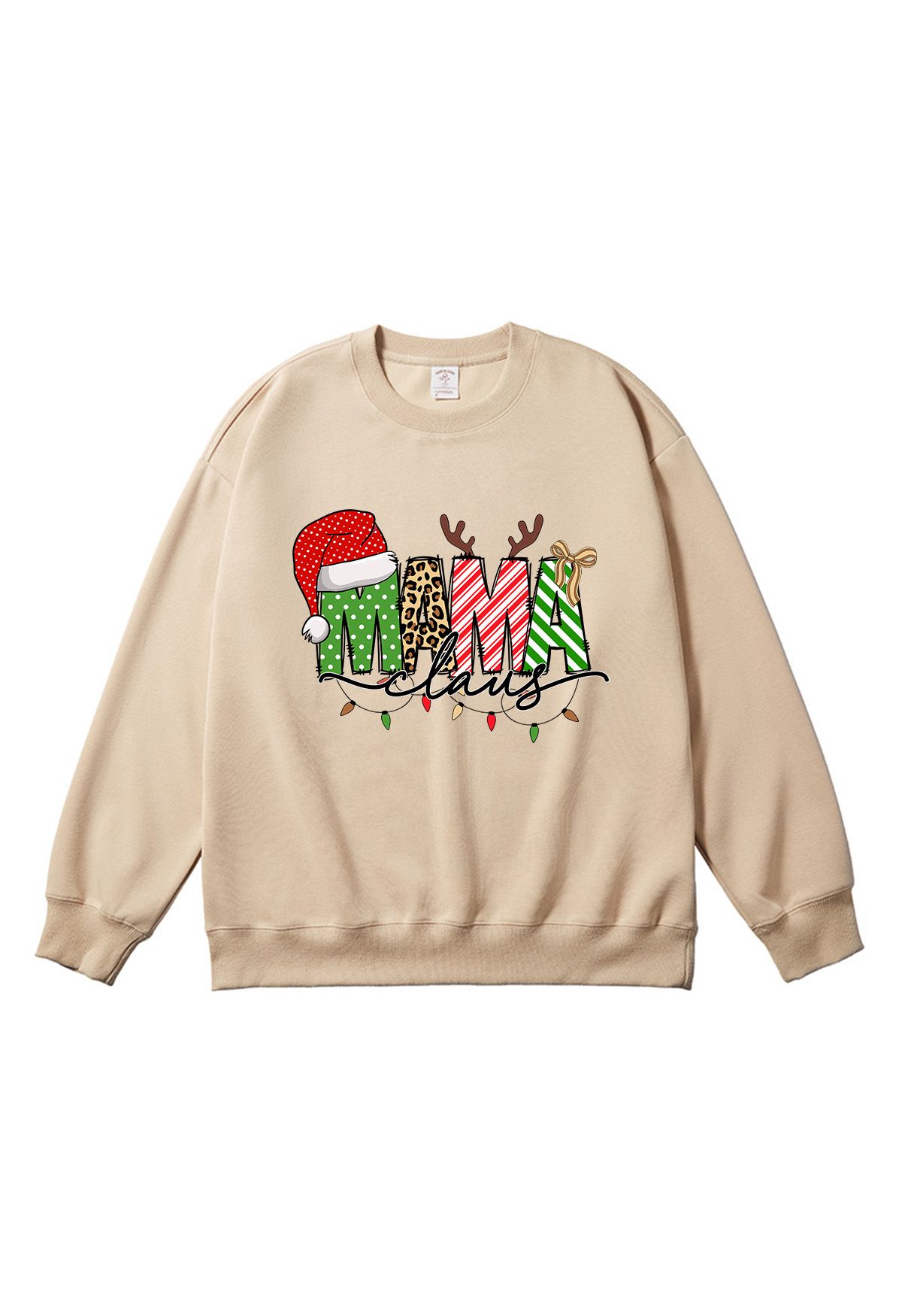 Sweat-shirt imprimé Christmas Vibe MAMA