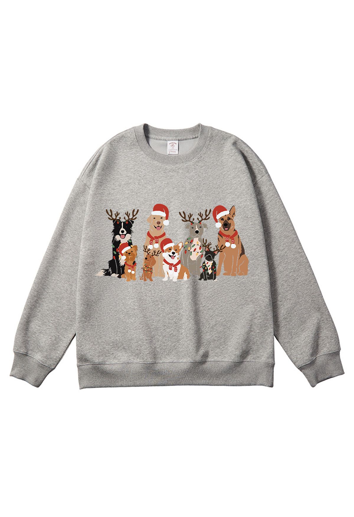 Sweat-shirt imprimé dessin animé famille d'animaux