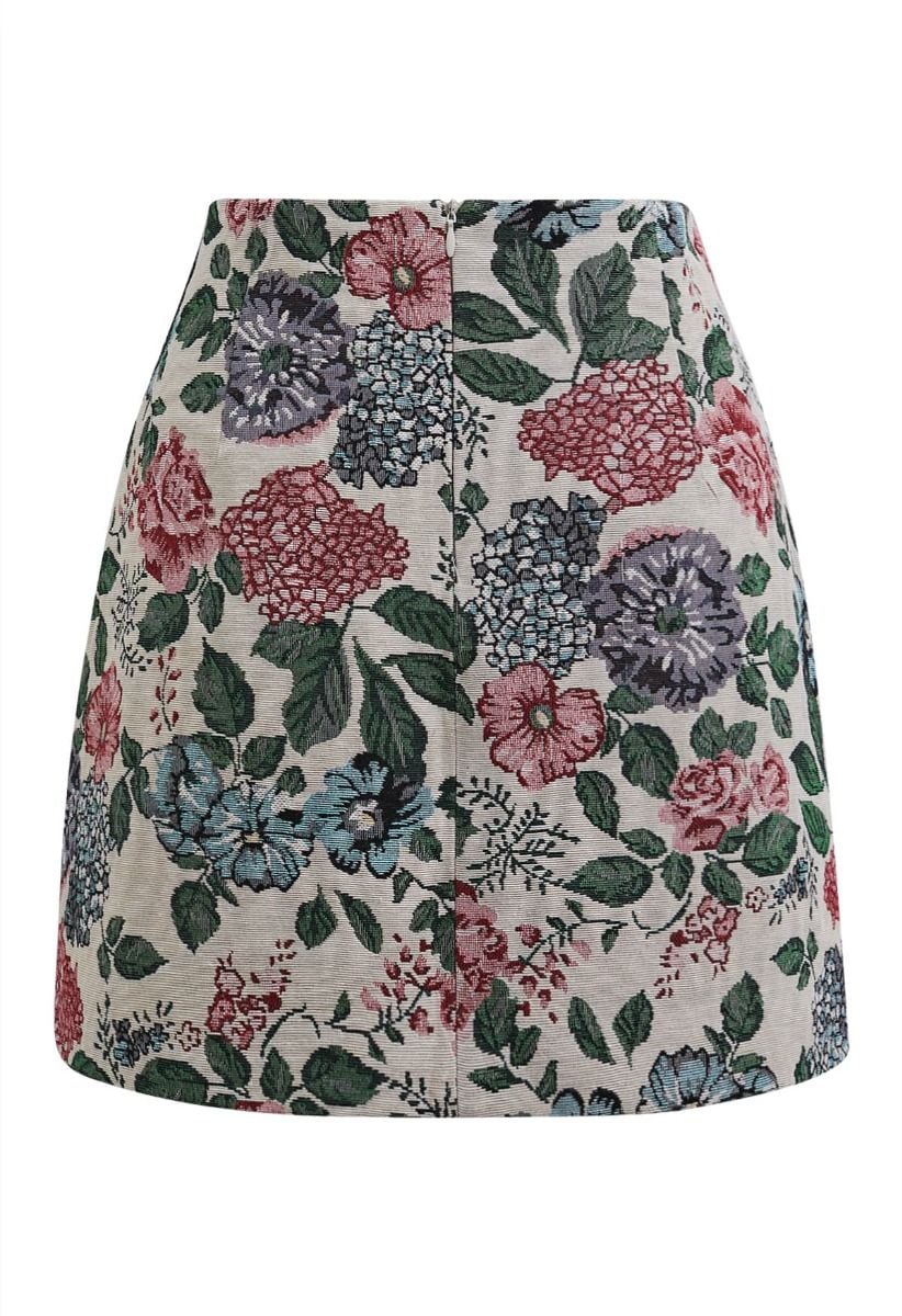 Jupe mini-bud en toile vintage Bloom