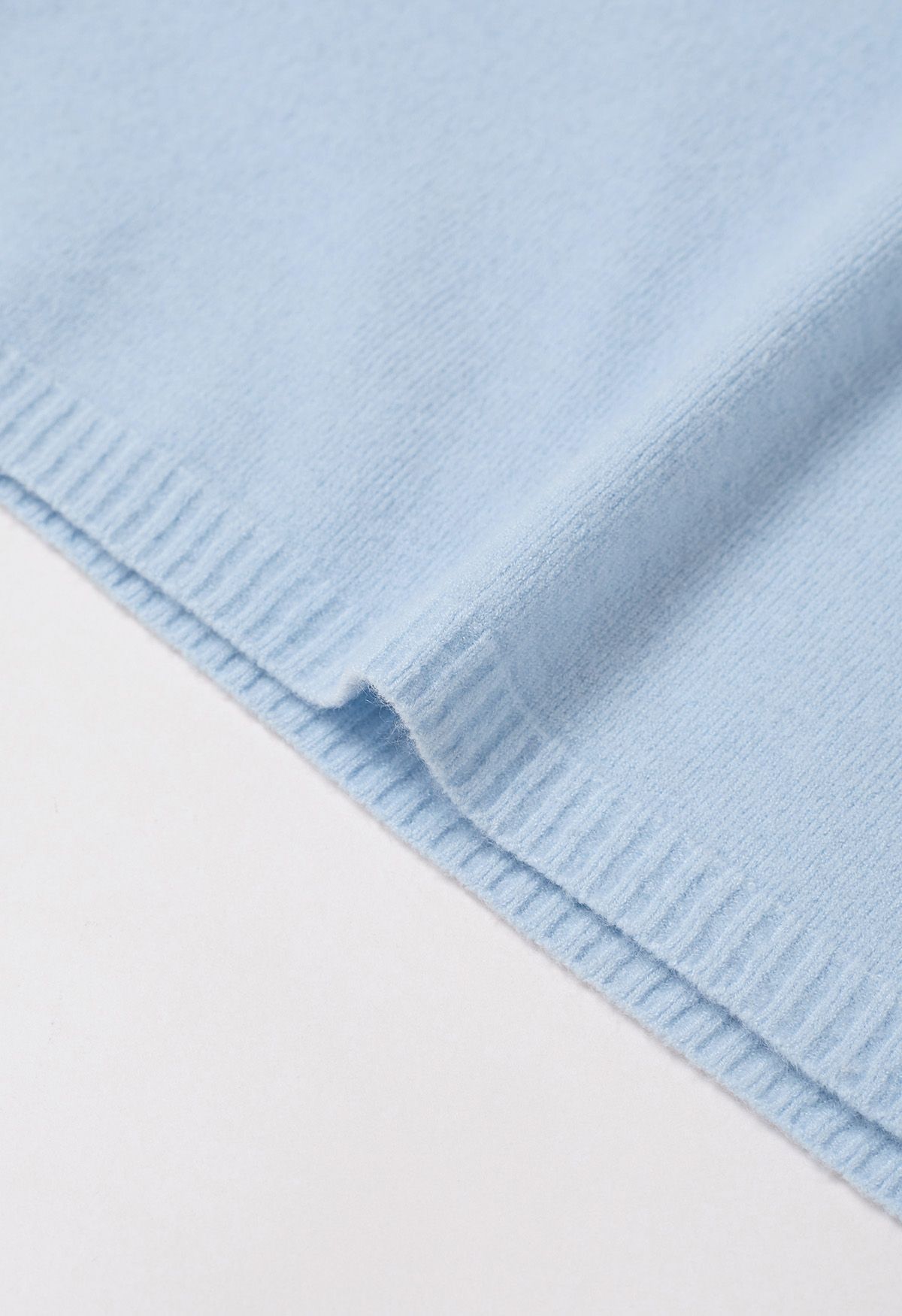 Pull ras du cou en laine Foremost Comfort en bleu