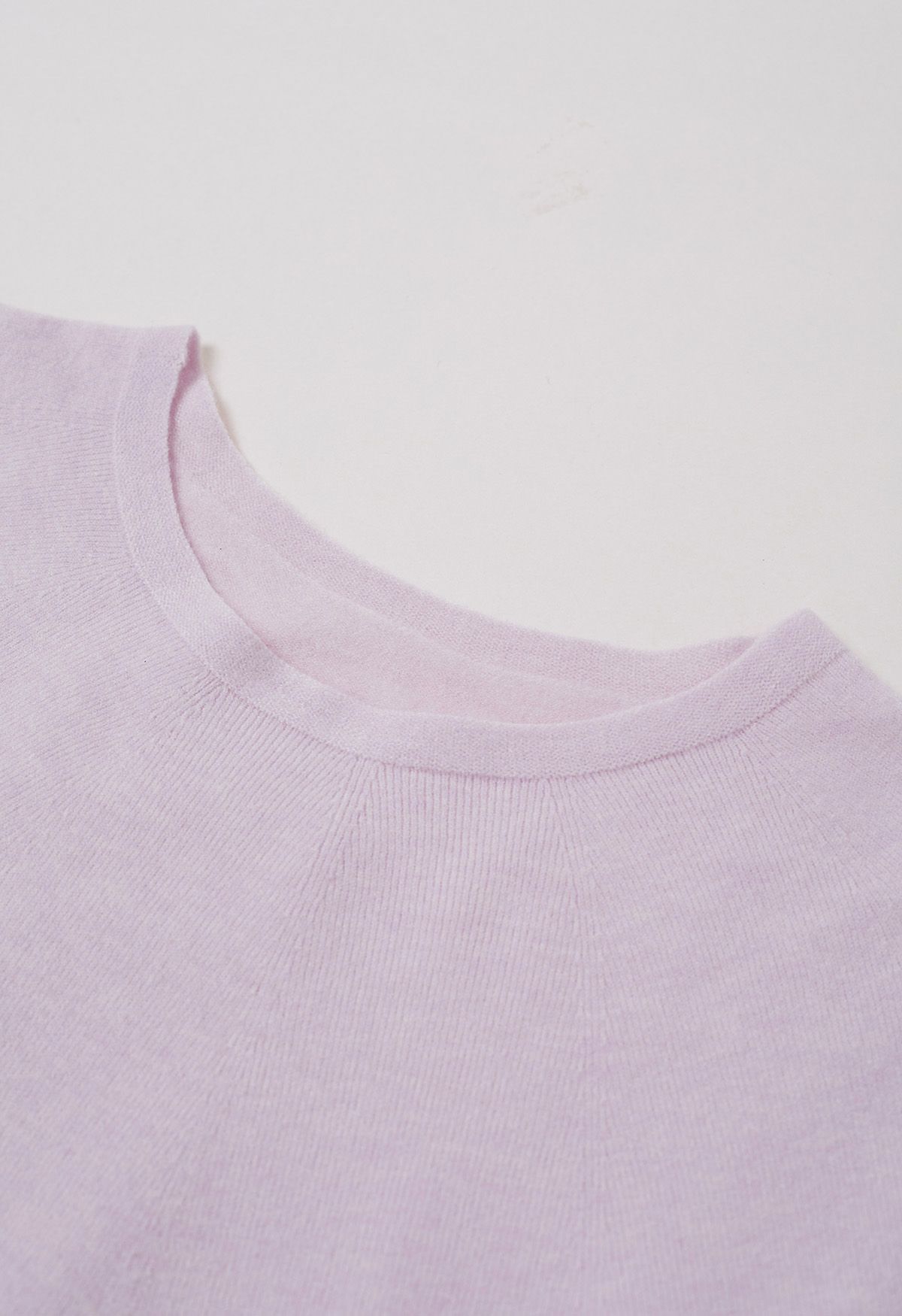 Pull ras du cou en laine Foremost Comfort en rose