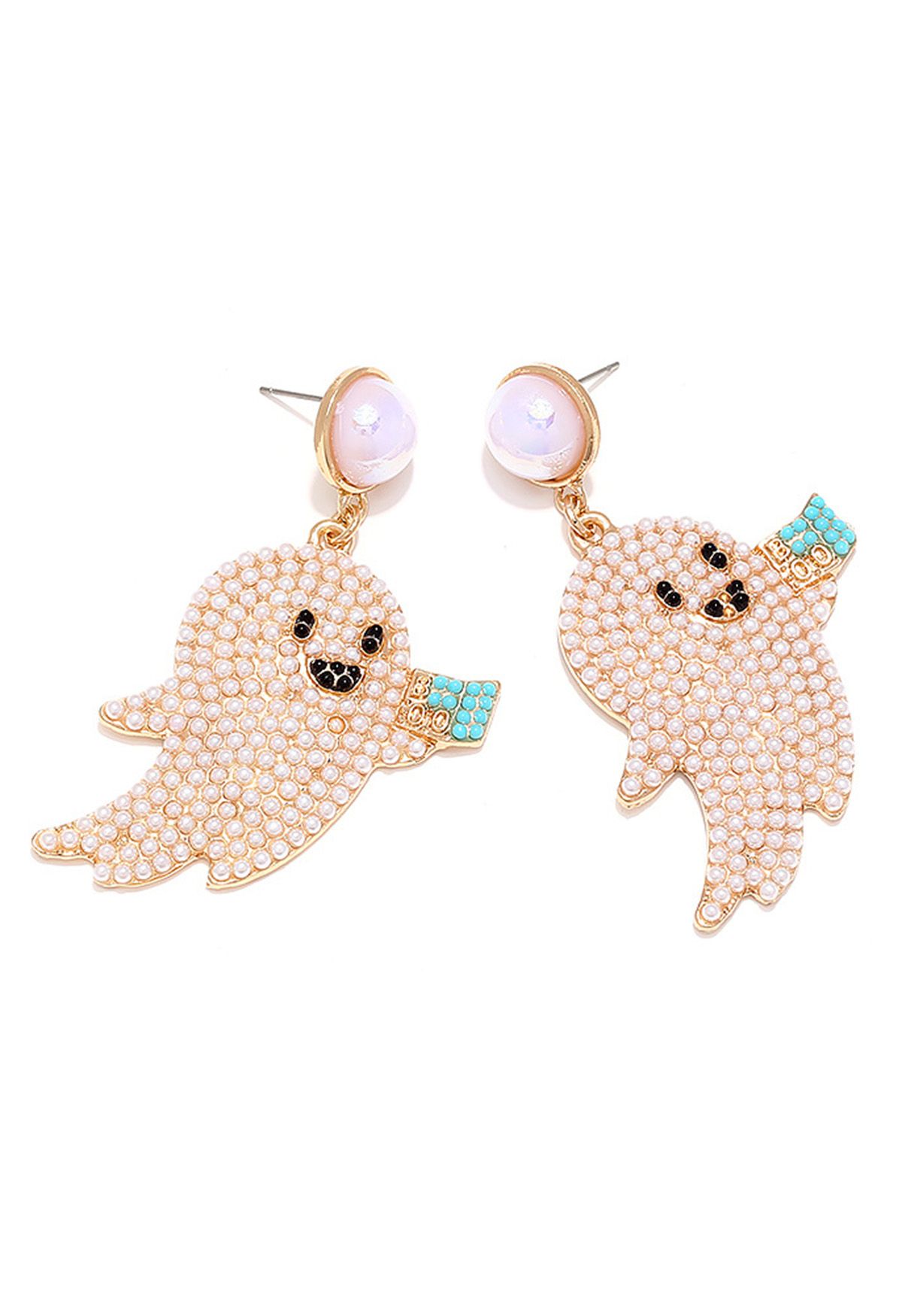 Boucles d'oreilles Gleeful Pearl Ghost