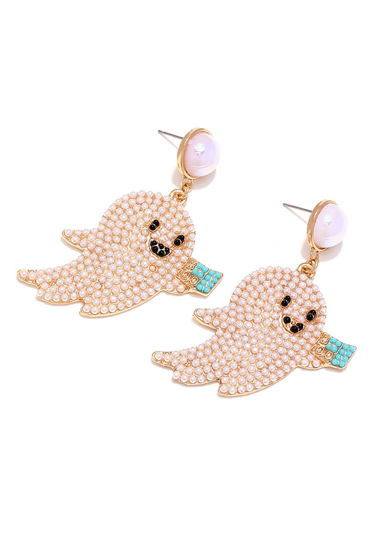 Boucles d'oreilles Gleeful Pearl Ghost