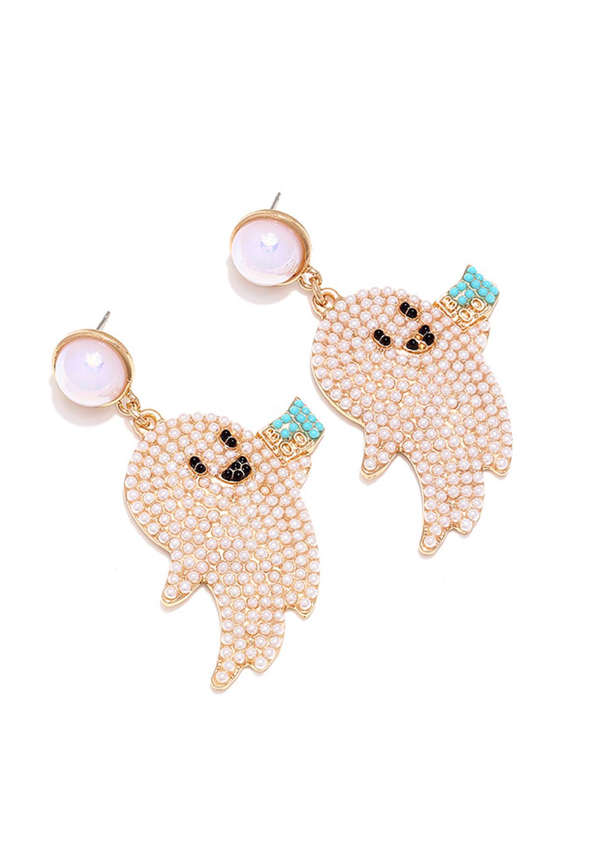 Boucles d'oreilles Gleeful Pearl Ghost