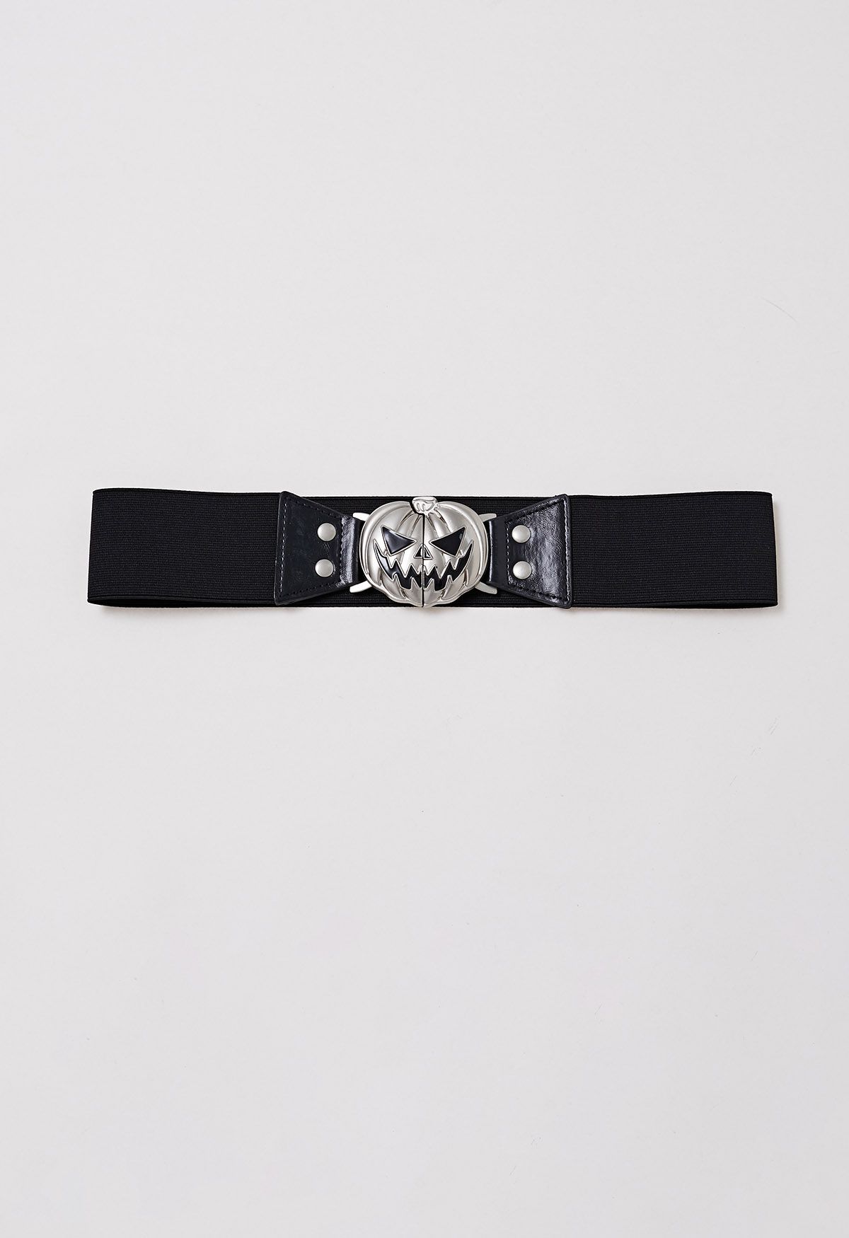 Ceinture extensible à motif citrouille effrayante