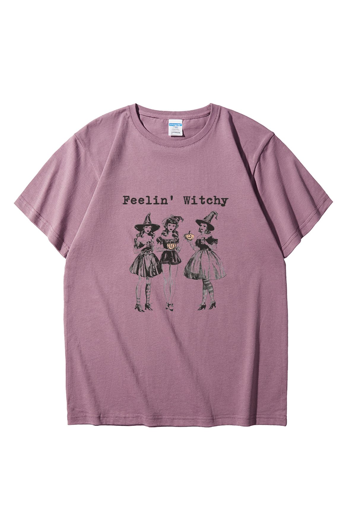 T-shirt à motif girly « Feelin' Witchy »