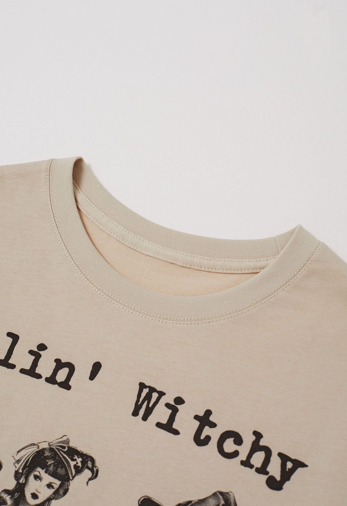 T-shirt à motif girly « Feelin' Witchy »