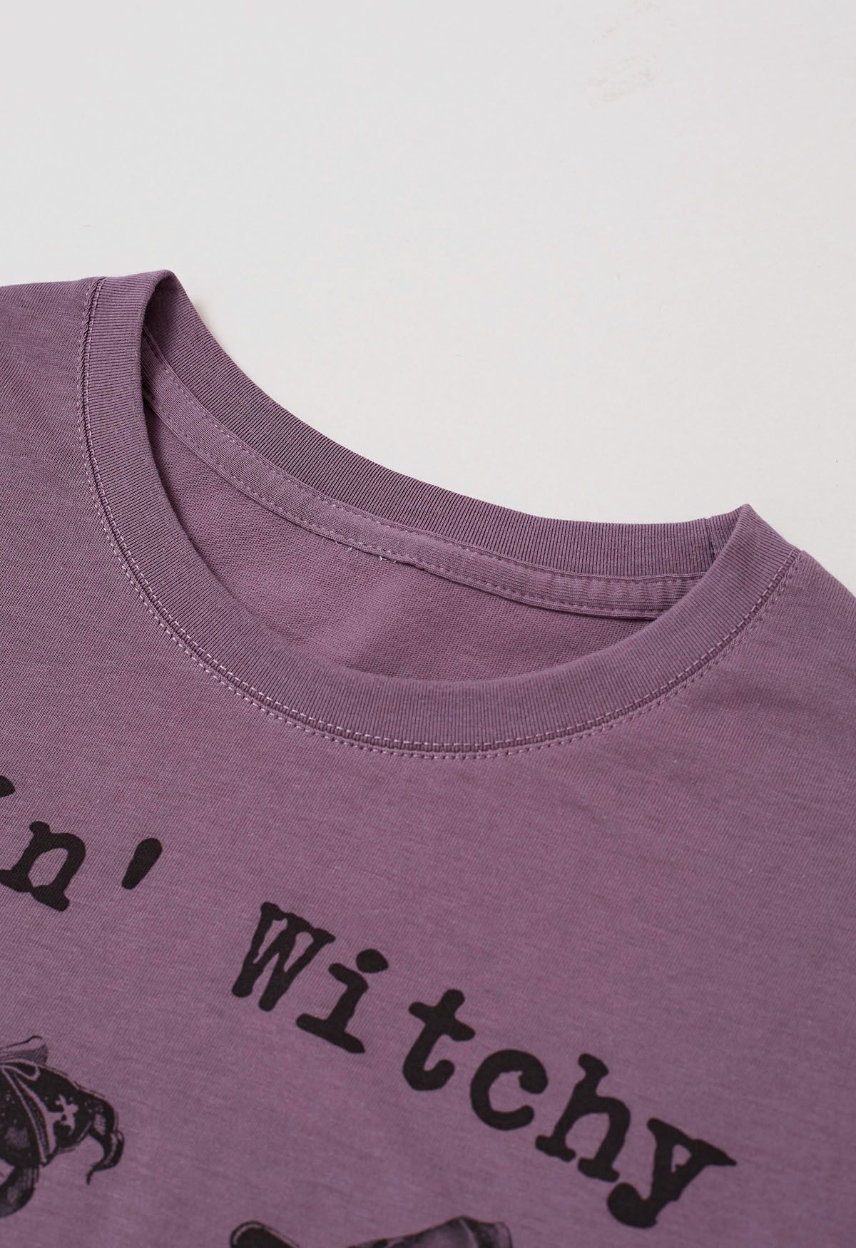 T-shirt à motif girly « Feelin' Witchy »