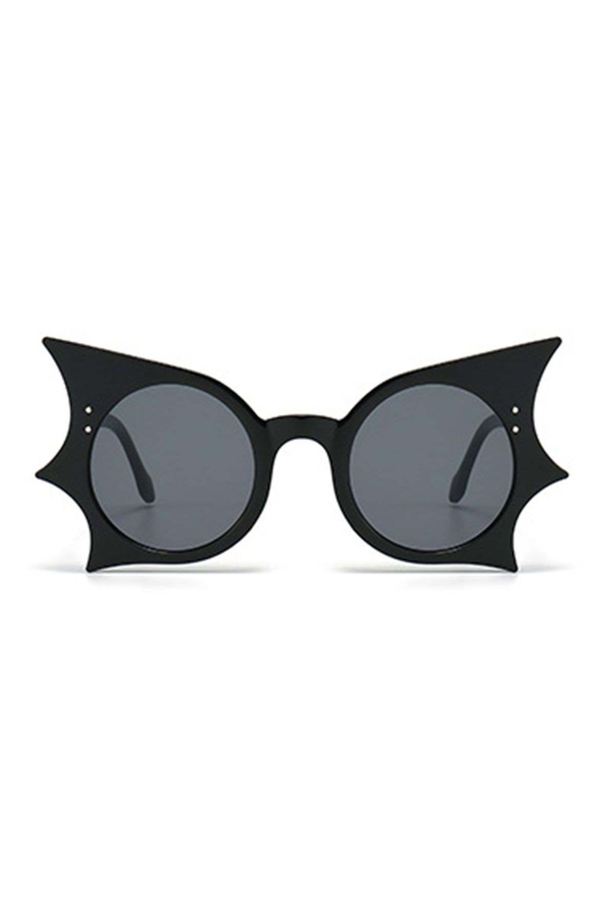 Lunettes de soleil Midnight Bat Wing en noir