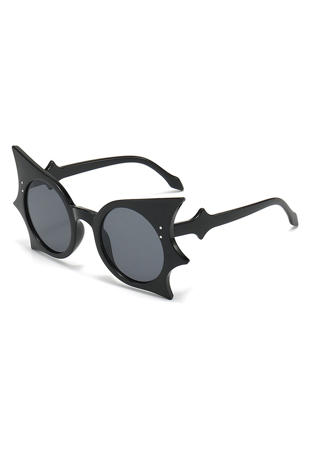 Lunettes de soleil Midnight Bat Wing en noir