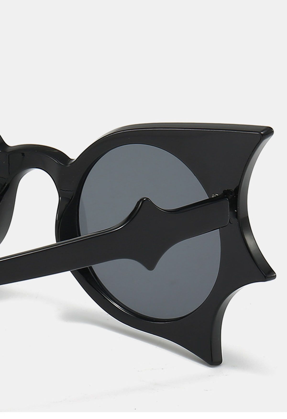 Lunettes de soleil Midnight Bat Wing en noir