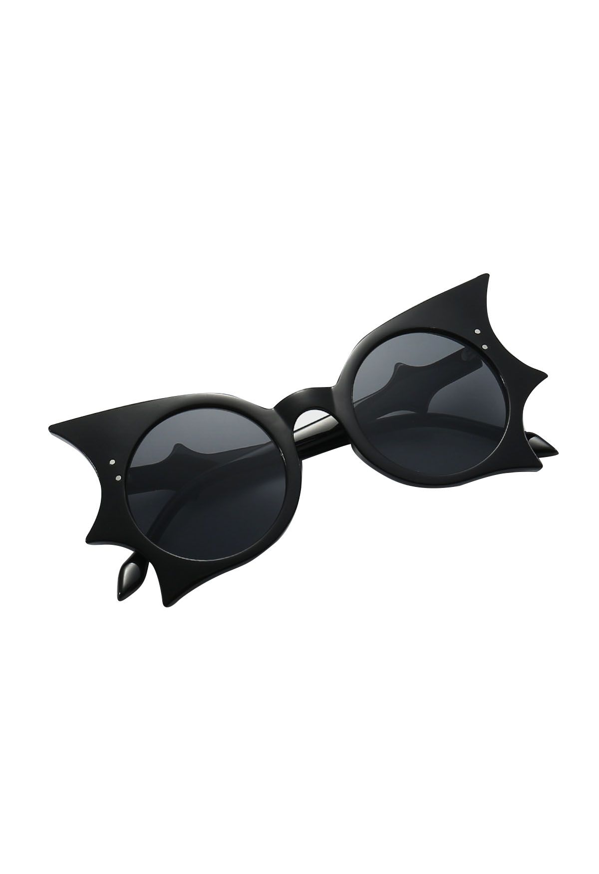 Lunettes de soleil Midnight Bat Wing en noir