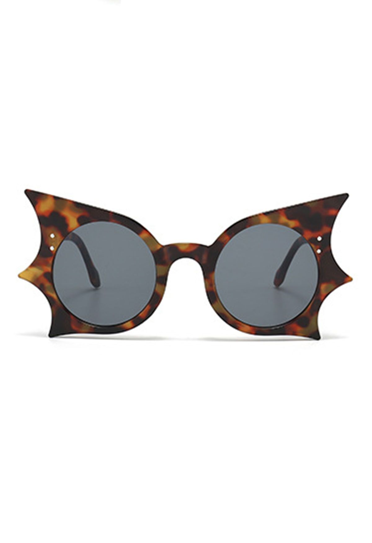 Lunettes de soleil Midnight Bat Wing en léopard