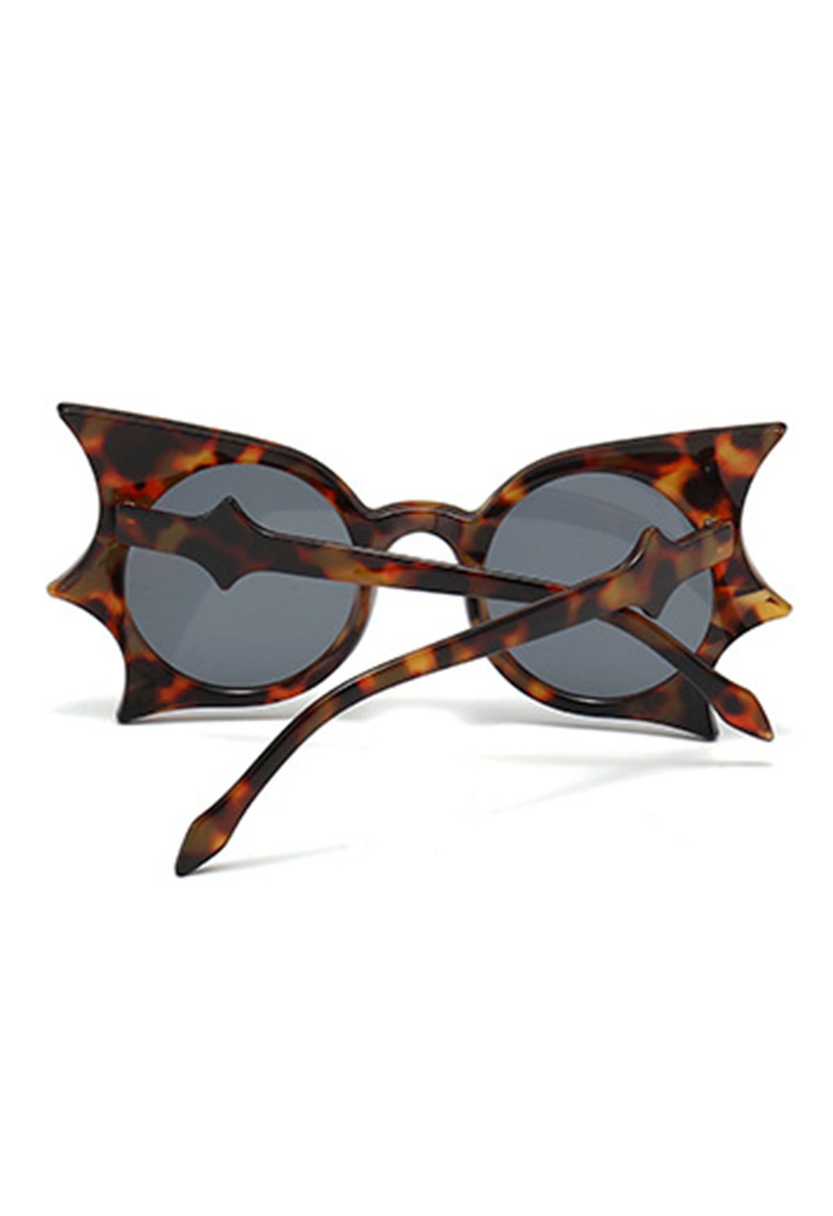 Lunettes de soleil Midnight Bat Wing en léopard