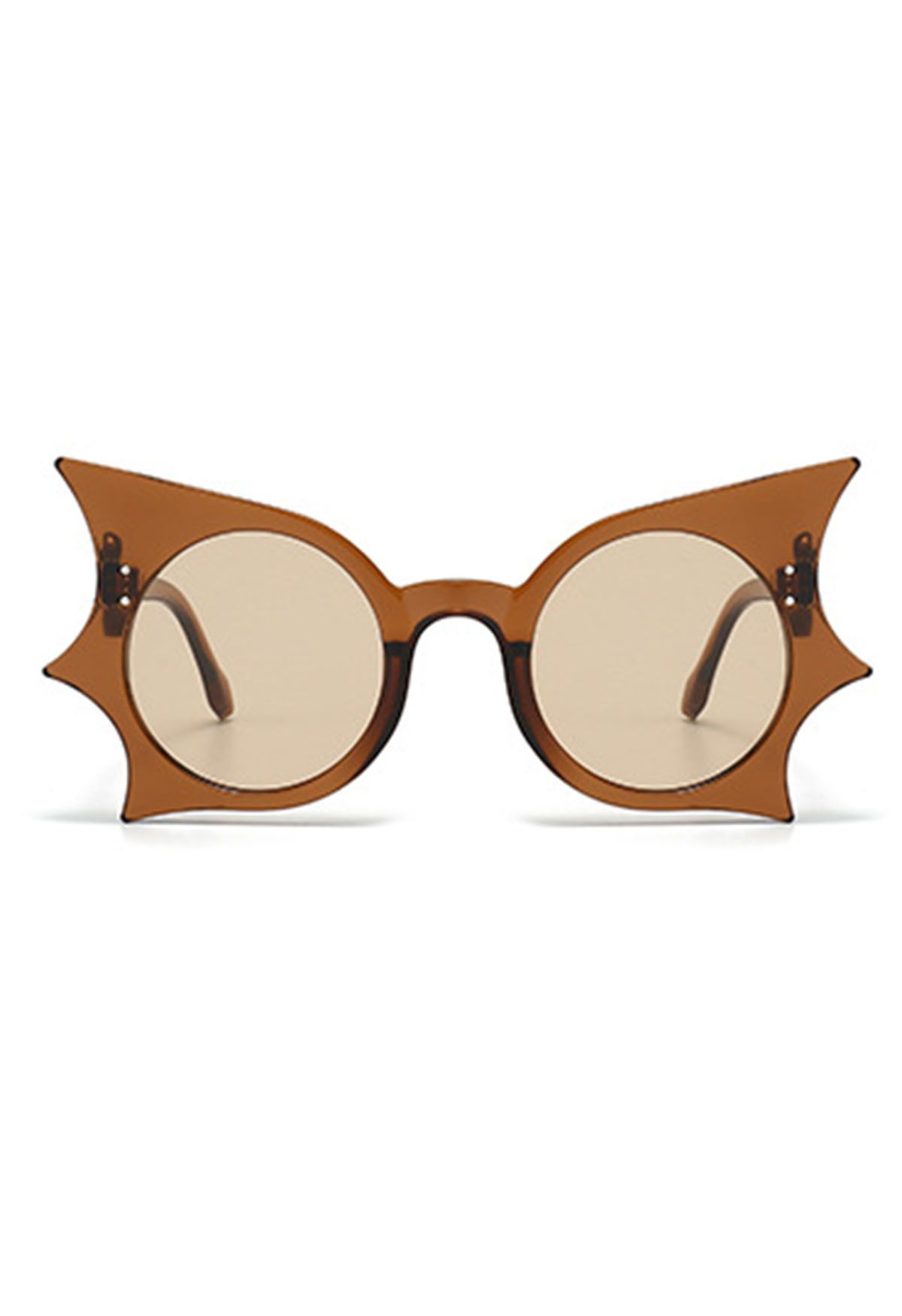 Lunettes de soleil Midnight Bat Wing en marron