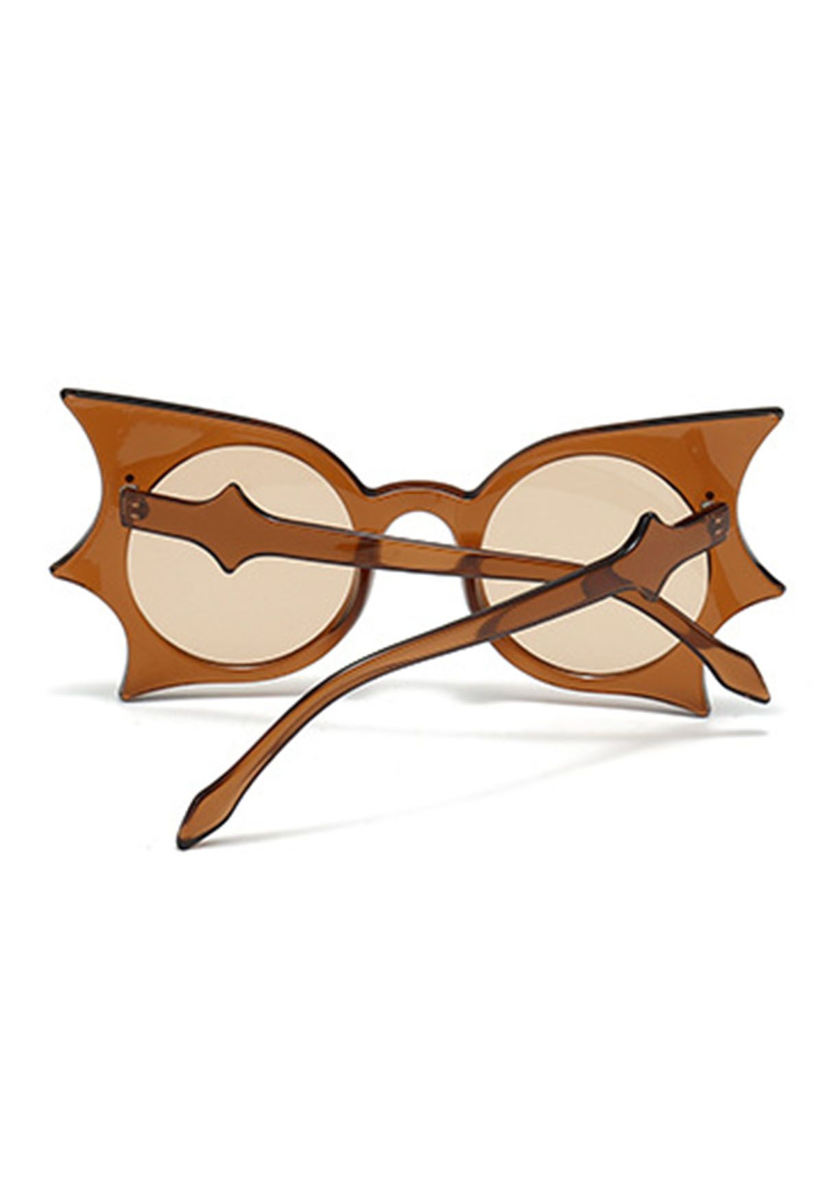 Lunettes de soleil Midnight Bat Wing en marron