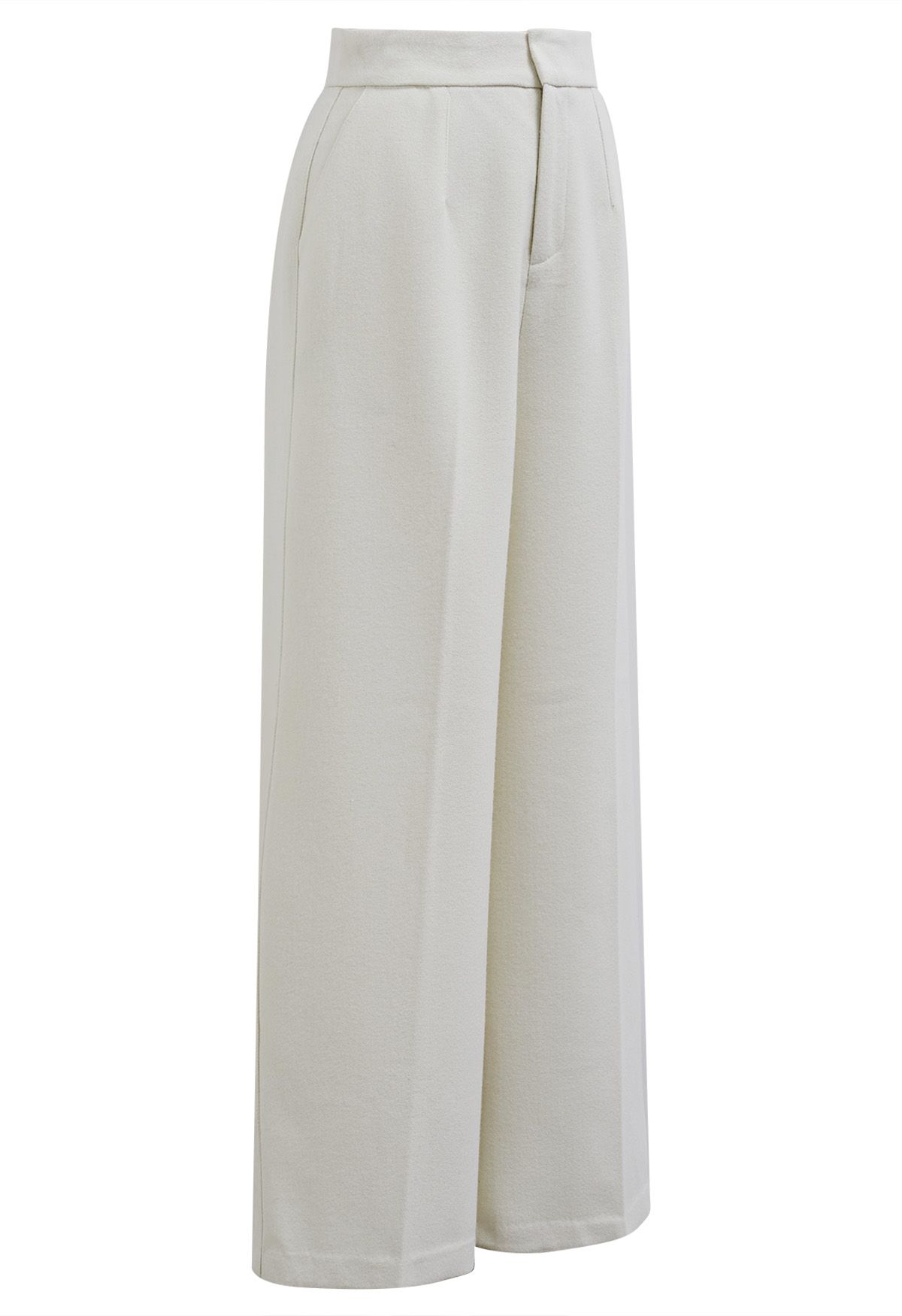 Pantalon Palazzo à poches latérales en blanc