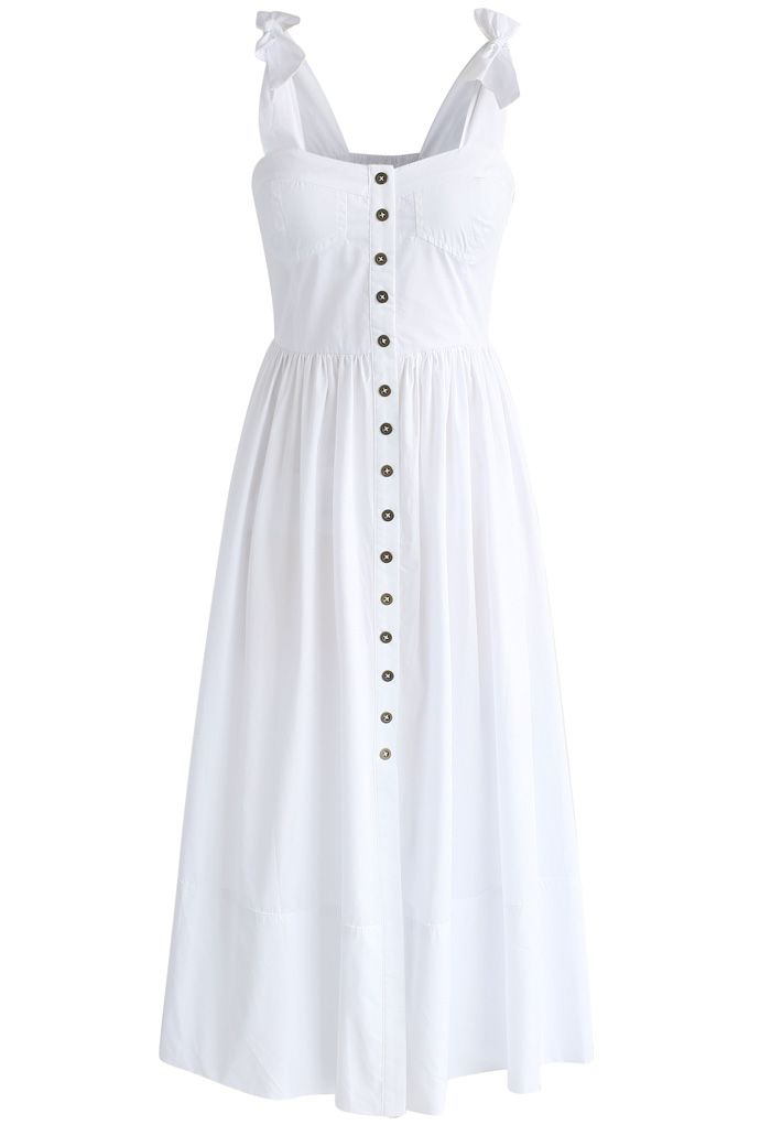 Dashing Darling Cami Dress en Blanc